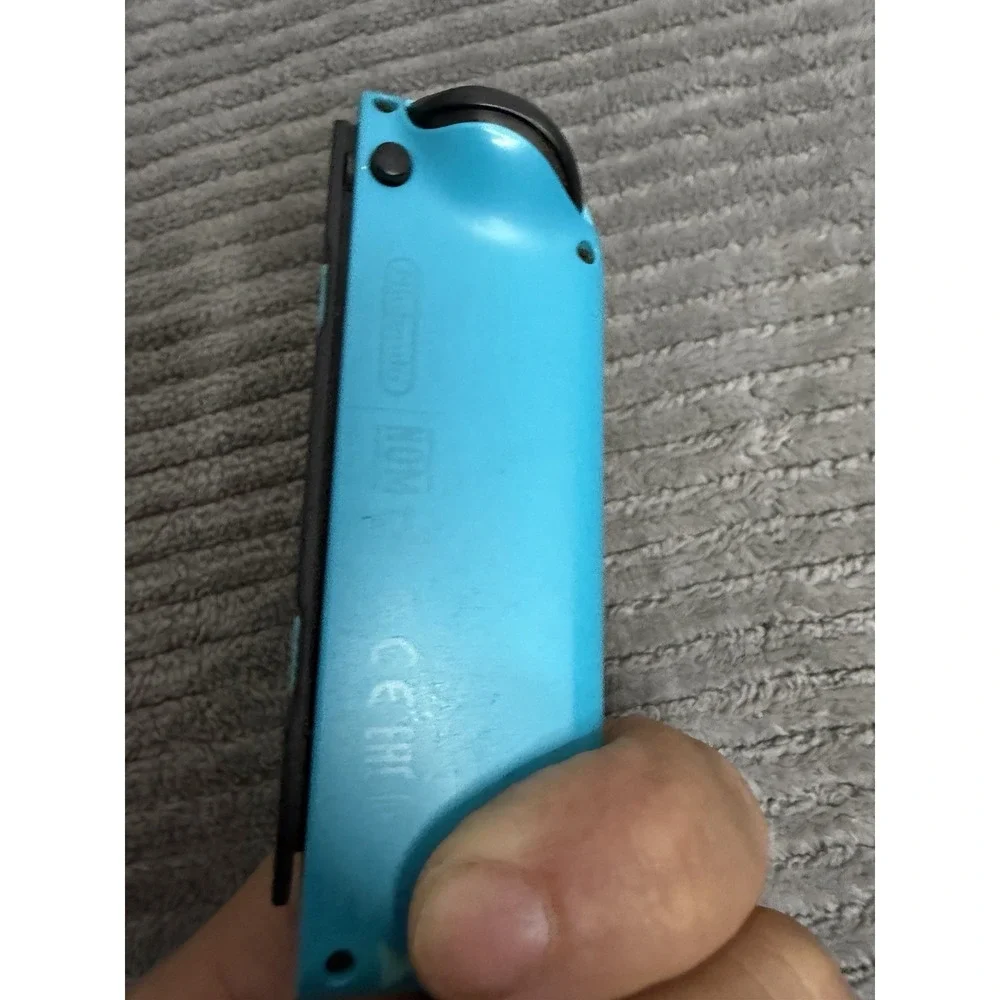 Official Nintendo Switch Joy-Con - Left Neon Blue HAC-015 , Tested and works!!